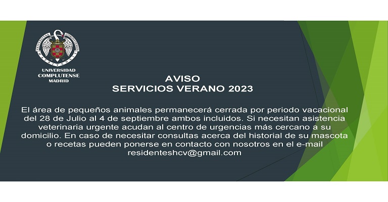 SERVICIOS VERANO 2023